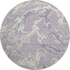 Piper Looms Mayfield Abstract AMF1035 Lavender Machine Washable Area Rug Round Main Image