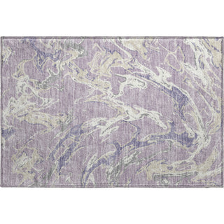 Piper Looms Mayfield Abstract AMF1035 Lavender Machine Washable Area Rug Scatter Main Image