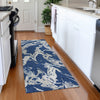 Piper Looms Mayfield Abstract AMF1035 Navy Machine Washable Area Rug Runner Lifestyle Image Feature