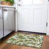 Piper Looms Mayfield Abstract AMF1035 Olive Machine Washable Area Rug Scatter Lifestyle Image Feature