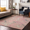 Piper Looms Mayfield Abstract AMF1035 Pink Machine Washable Area Rug Lifestyle Image Feature
