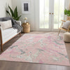 Piper Looms Mayfield Abstract AMF1035 Pink Machine Washable Area Rug Lifestyle Image Feature