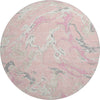Piper Looms Mayfield Abstract AMF1035 Pink Machine Washable Area Rug Round Main Image