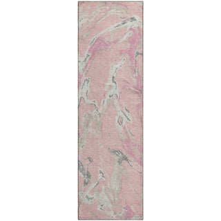 Piper Looms Mayfield Abstract AMF1035 Pink Machine Washable Area Rug Runner Main Image
