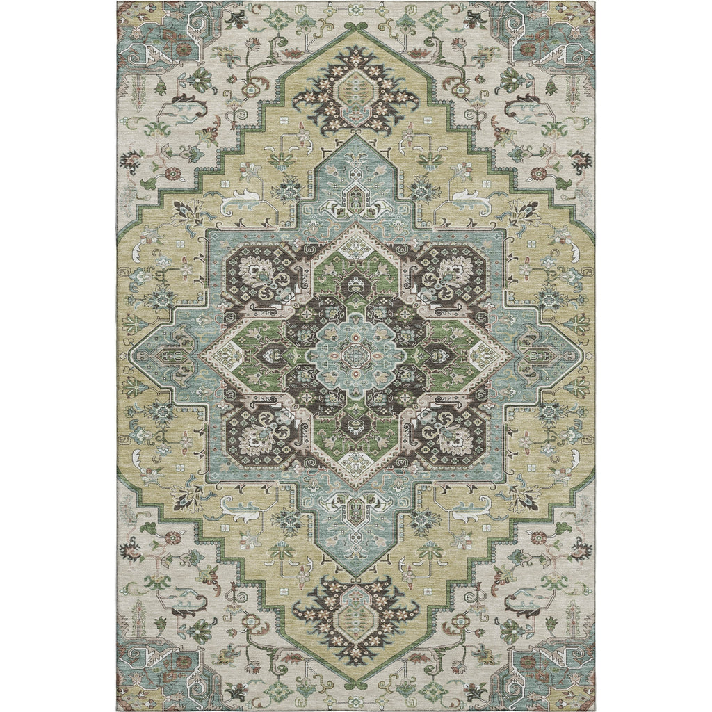 Piper Looms Mayfield Oriental AMF1036 Beige Machine Washable Area Rug main image