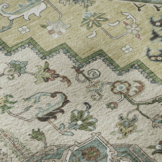 Piper Looms Mayfield Oriental AMF1036 Beige Machine Washable Area Rug Swatch Image