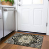 Piper Looms Mayfield Oriental AMF1036 Black Machine Washable Area Rug Scatter Lifestyle Image Feature