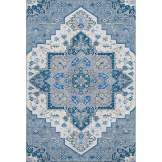 Piper Looms Mayfield Oriental AMF1036 Blue Machine Washable Area Rug main image