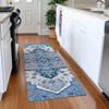 Piper Looms Mayfield Oriental AMF1036 Blue Machine Washable Area Rug Runner Lifestyle Image Feature