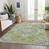 Piper Looms Mayfield Oriental AMF1036 Green Machine Washable Area Rug Lifestyle Image Feature