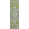 Piper Looms Mayfield Oriental AMF1036 Green Machine Washable Area Rug Runner Main Image