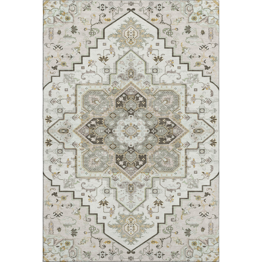 Piper Looms Mayfield Oriental AMF1036 Ivory Machine Washable Area Rug main image