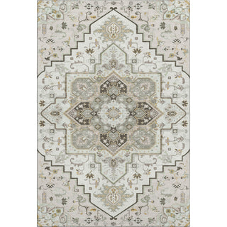 Piper Looms Mayfield Oriental AMF1036 Ivory Machine Washable Area Rug main image
