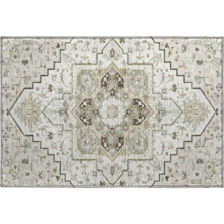 Piper Looms Mayfield Oriental AMF1036 Ivory Machine Washable Area Rug Scatter Main Image