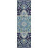 Piper Looms Mayfield Oriental AMF1036 Navy Machine Washable Area Rug Runner Main Image