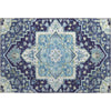 Piper Looms Mayfield Oriental AMF1036 Navy Machine Washable Area Rug Scatter Main Image