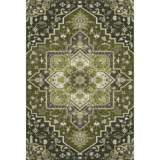 Piper Looms Mayfield Oriental AMF1036 Olive Machine Washable Area Rug main image
