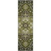 Piper Looms Mayfield Oriental AMF1036 Olive Machine Washable Area Rug Runner Main Image
