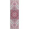 Piper Looms Mayfield Oriental AMF1036 Pink Machine Washable Area Rug Runner Main Image
