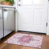 Piper Looms Mayfield Oriental AMF1036 Pink Machine Washable Area Rug Scatter Lifestyle Image Feature