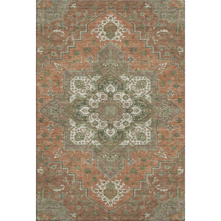 Piper Looms Mayfield Oriental AMF1036 Rust Machine Washable Area Rug main image