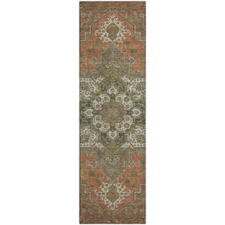 Piper Looms Mayfield Oriental AMF1036 Rust Machine Washable Area Rug Runner Main Image