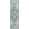 Piper Looms Mayfield Oriental AMF1036 Silver Machine Washable Area Rug Runner Main Image