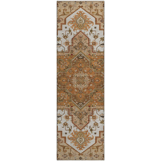 Piper Looms Mayfield Oriental AMF1036 Terracotta Machine Washable Area Rug Runner Main Image