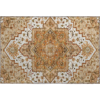 Piper Looms Mayfield Oriental AMF1036 Terracotta Machine Washable Area Rug Scatter Main Image