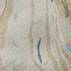 Piper Looms Mayfield Swirls AMF1037 Beige Machine Washable Area Rug Swatch Image