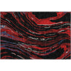 Piper Looms Mayfield Swirls AMF1037 Black Machine Washable Area Rug Scatter Main Image