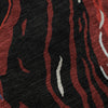 Piper Looms Mayfield Swirls AMF1037 Black Machine Washable Area Rug Swatch Image