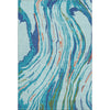 Piper Looms Mayfield Swirls AMF1037 Blue Machine Washable Area Rug main image