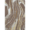 Piper Looms Mayfield Swirls AMF1037 Brown Machine Washable Area Rug main image