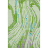 Piper Looms Mayfield Swirls AMF1037 Green Machine Washable Area Rug main image