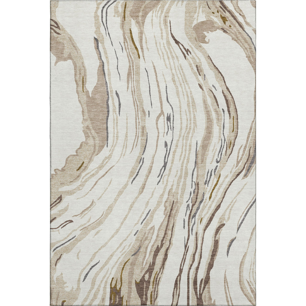 Piper Looms Mayfield Swirls AMF1037 Ivory Machine Washable Area Rug main image