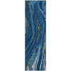 Piper Looms Mayfield Swirls AMF1037 Navy Machine Washable Area Rug Runner Main Image
