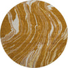 Piper Looms Mayfield Swirls AMF1037 Paprika Machine Washable Area Rug Round Main Image