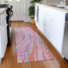 Piper Looms Mayfield Swirls AMF1037 Pink Machine Washable Area Rug Runner Lifestyle Image Feature