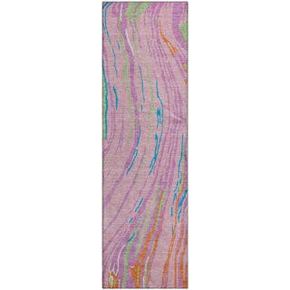 Piper Looms Mayfield Swirls AMF1037 Pink Machine Washable Area Rug Runner Main Image