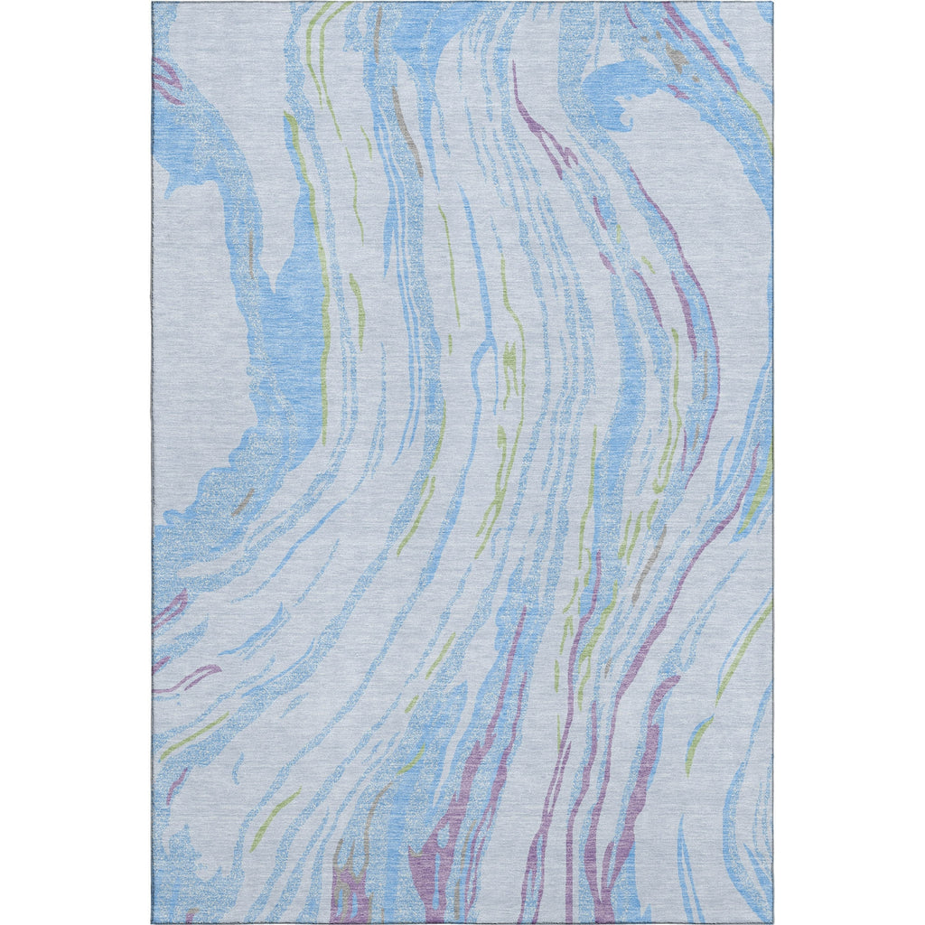 Piper Looms Mayfield Swirls AMF1037 Sky Machine Washable Area Rug main image