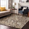 Piper Looms Mayfield Swirls AMF1038 Beige Machine Washable Area Rug Lifestyle Image Feature