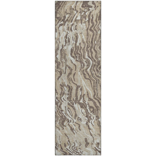 Piper Looms Mayfield Swirls AMF1038 Beige Machine Washable Area Rug Runner Main Image