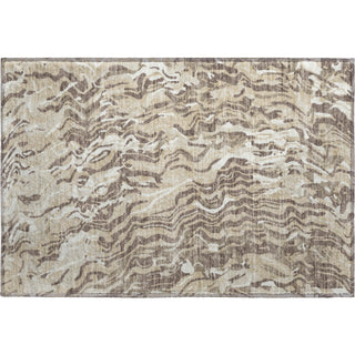 Piper Looms Mayfield Swirls AMF1038 Beige Machine Washable Area Rug Scatter Main Image