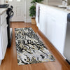 Piper Looms Mayfield Swirls AMF1038 Black Machine Washable Area Rug Runner Lifestyle Image Feature