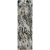 Piper Looms Mayfield Swirls AMF1038 Black Machine Washable Area Rug Runner Main Image