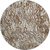 Piper Looms Mayfield Swirls AMF1038 Brown Machine Washable Area Rug Round Main Image