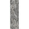 Piper Looms Mayfield Swirls AMF1038 Gray Machine Washable Area Rug Runner Main Image