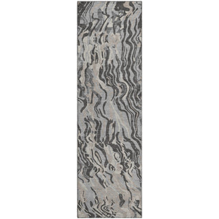 Piper Looms Mayfield Swirls AMF1038 Gray Machine Washable Area Rug Runner Main Image