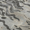 Piper Looms Mayfield Swirls AMF1038 Gray Machine Washable Area Rug Swatch Image